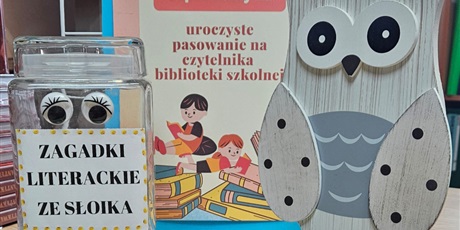 Powiększ grafikę: pasowanie na czytelnika w kl. 2b