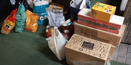 Powiększ grafikę: Zbiórka SP-15 dla schroniska